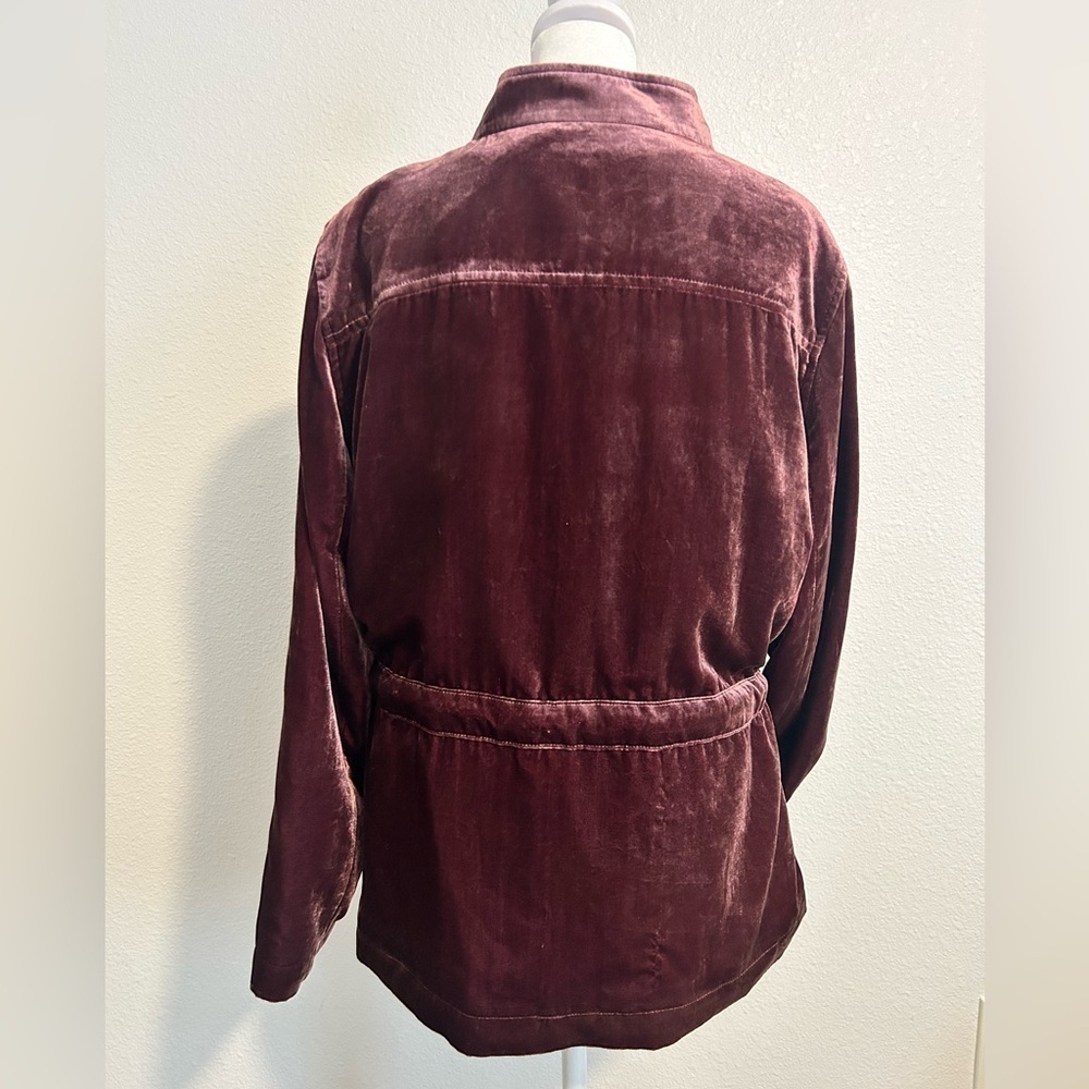 LOFT Velvet Utility Jacket - Picture 9 of 9